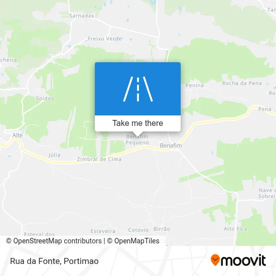 Rua da Fonte map