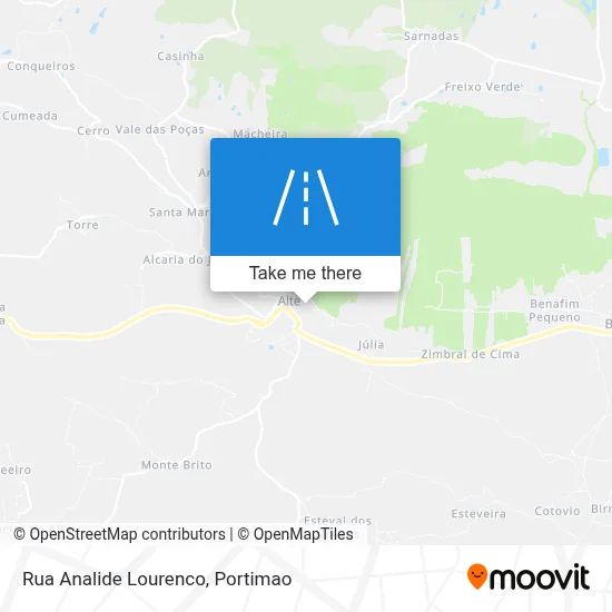 Rua Analide Lourenco map