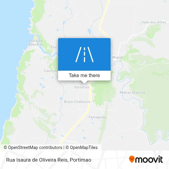 Rua Isaura de Oliveira Reis map