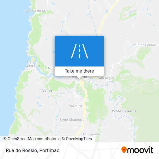 Rua do Rossio map