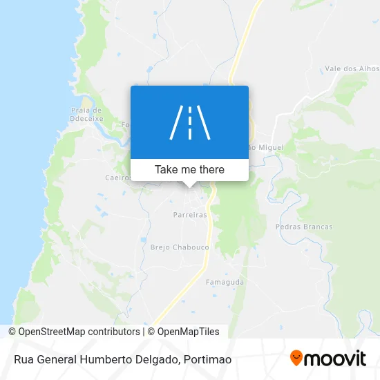 Rua General Humberto Delgado map