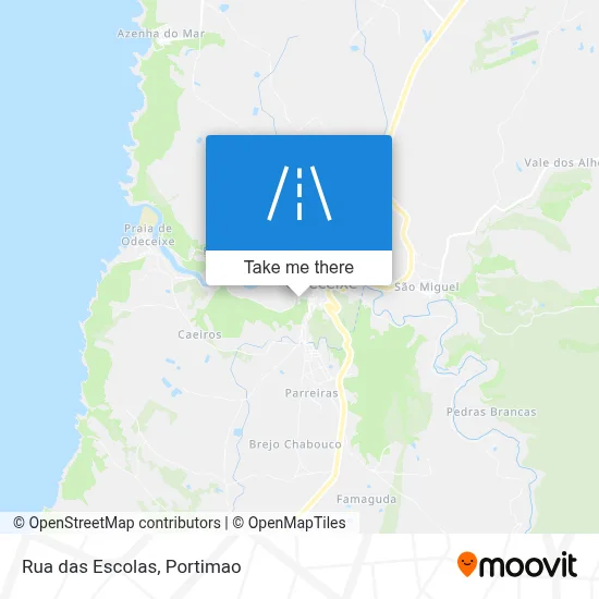 Rua das Escolas map