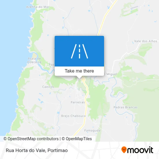 Rua Horta do Vale map
