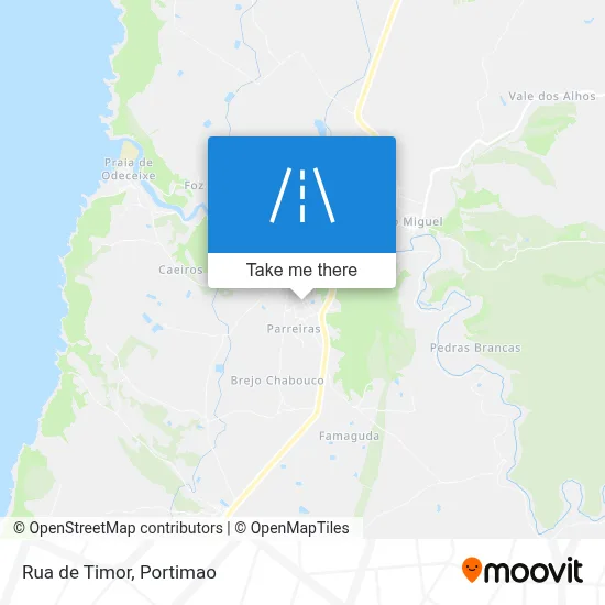 Rua de Timor map