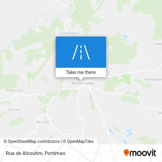 Rua de Alcoutim map