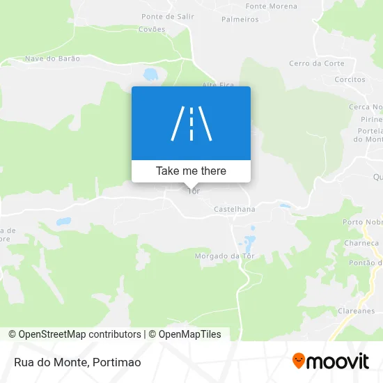 Rua do Monte map
