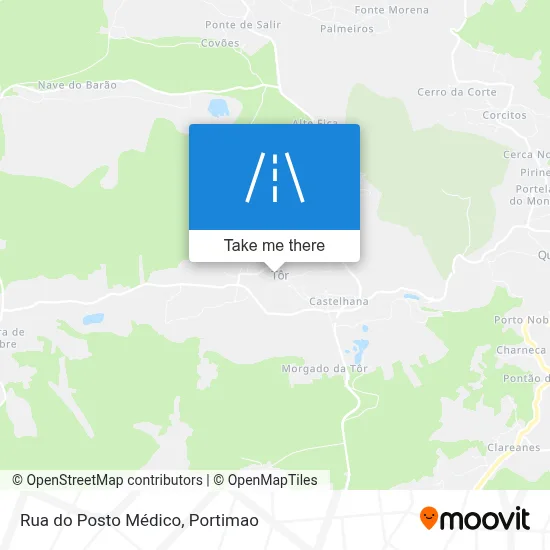 Rua do Posto Médico map