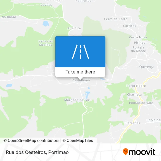 Rua dos Cesteiros map