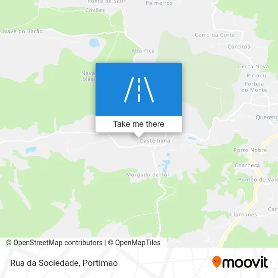 Rua da Sociedade map