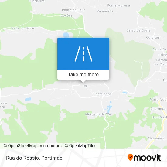 Rua do Rossio map