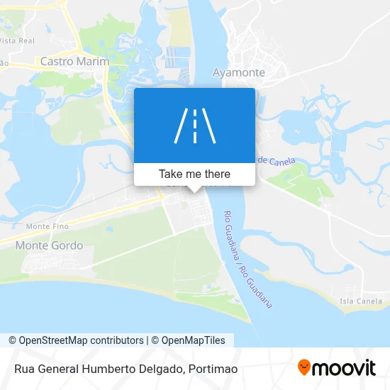 Rua General Humberto Delgado map
