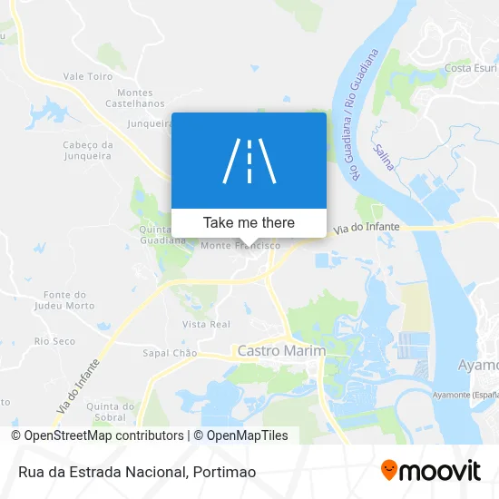Rua da Estrada Nacional map