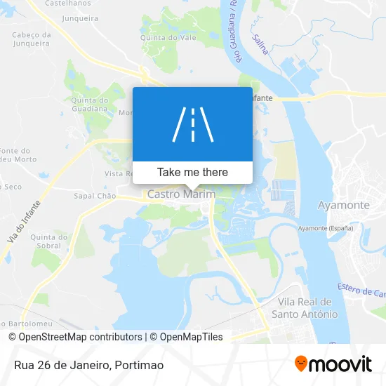 Rua 26 de Janeiro map
