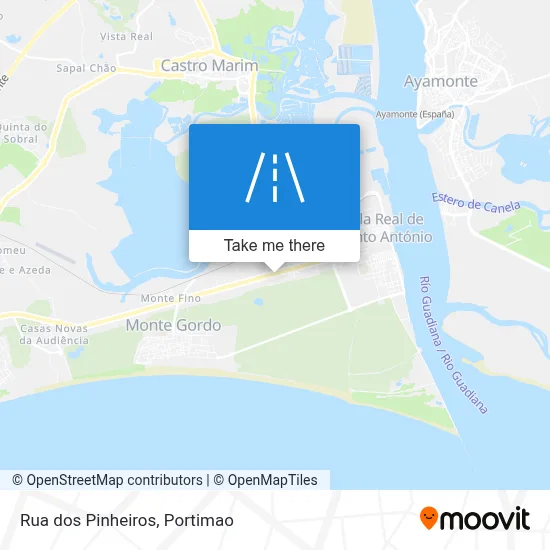 Rua dos Pinheiros map