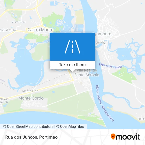 Rua dos Juncos map