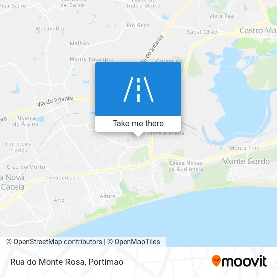 Rua do Monte Rosa map
