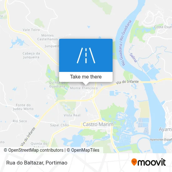 Rua do Baltazar map