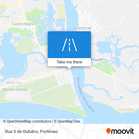 Rua 5 de Outubro map