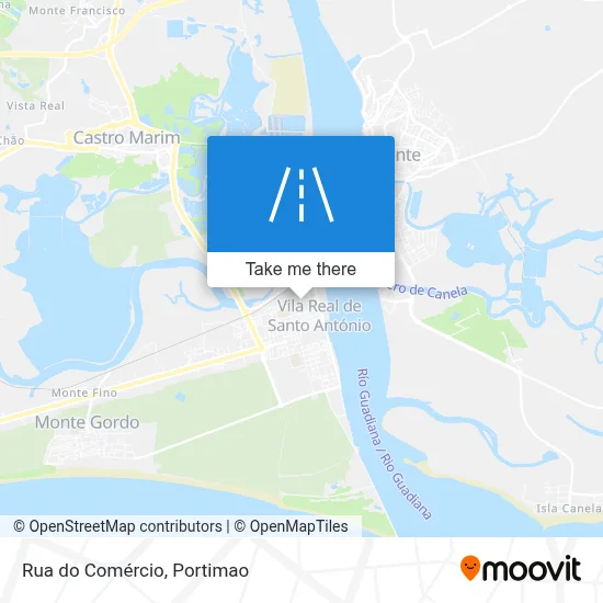 Rua do Comércio map