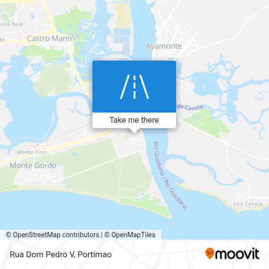 Rua Dom Pedro V map