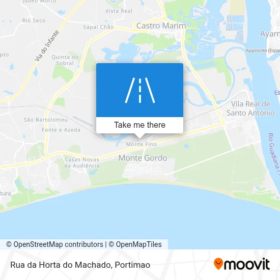 Rua da Horta do Machado map