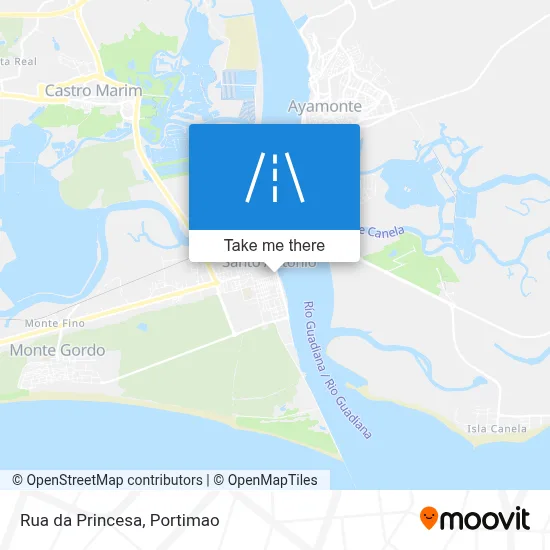 Rua da Princesa map