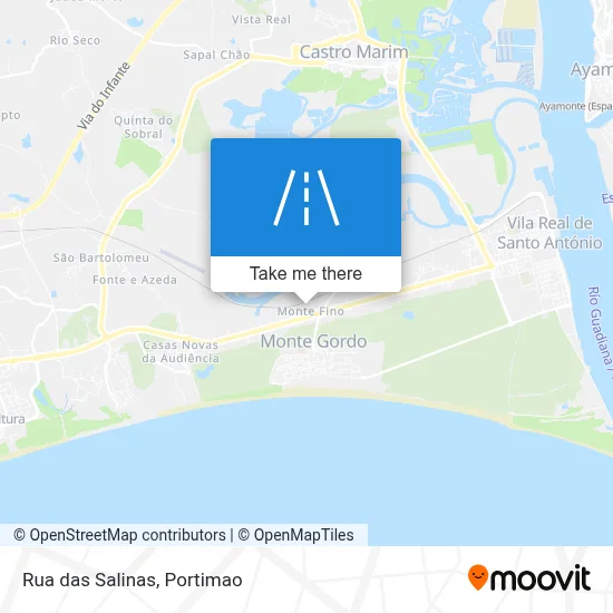 Rua das Salinas map