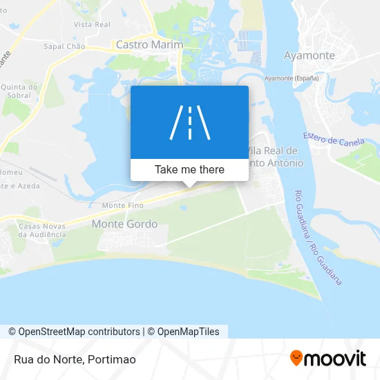 Rua do Norte map