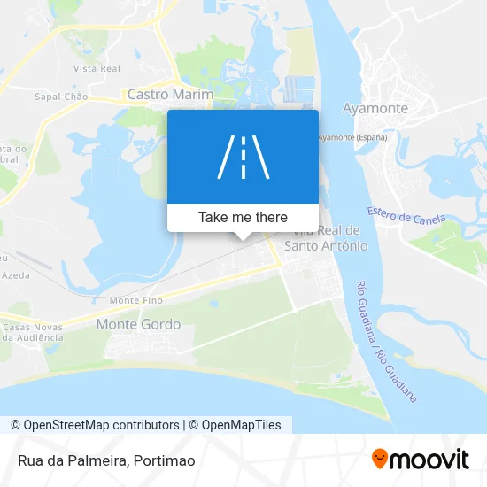 Rua da Palmeira map
