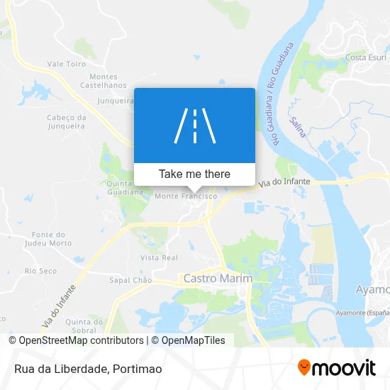 Rua da Liberdade map