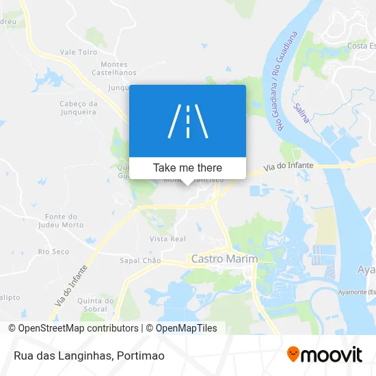 Rua das Langinhas map