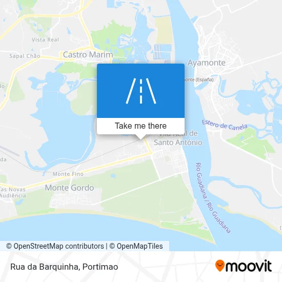 Rua da Barquinha map