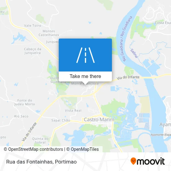 Rua das Fontainhas map