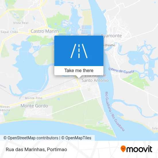 Rua das Marinhas map