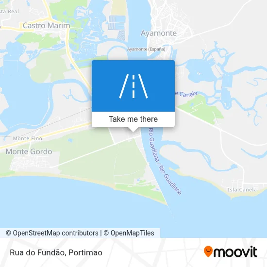 Rua do Fundão map