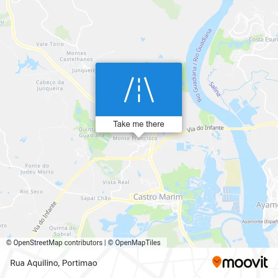 Rua Aquilino map