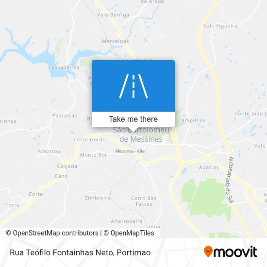 Rua Teófilo Fontainhas Neto map