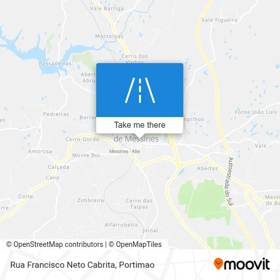 Rua Francisco Neto Cabrita map