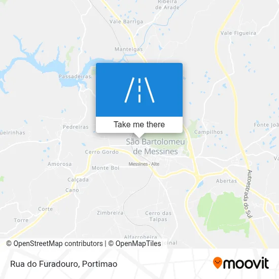 Rua do Furadouro map