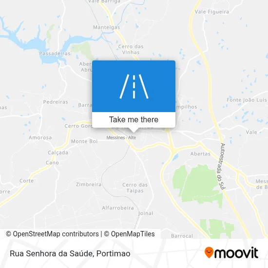 Rua Senhora da Saúde map