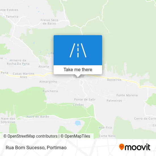 Rua Bom Sucesso map