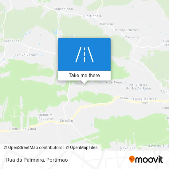 Rua da Palmeira map