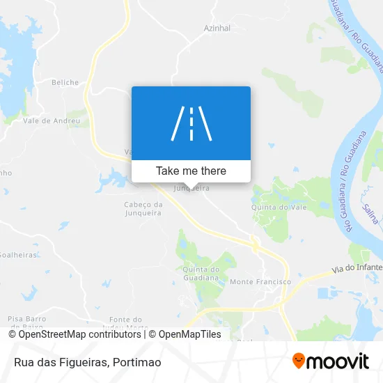 Rua das Figueiras map