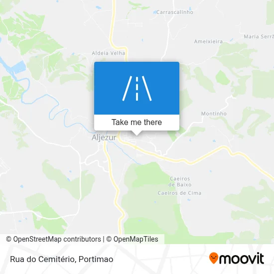 Rua do Cemitério map