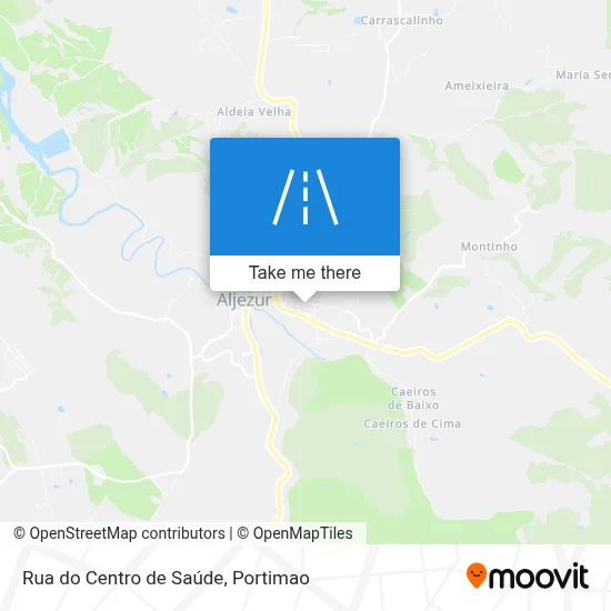 Rua do Centro de Saúde map