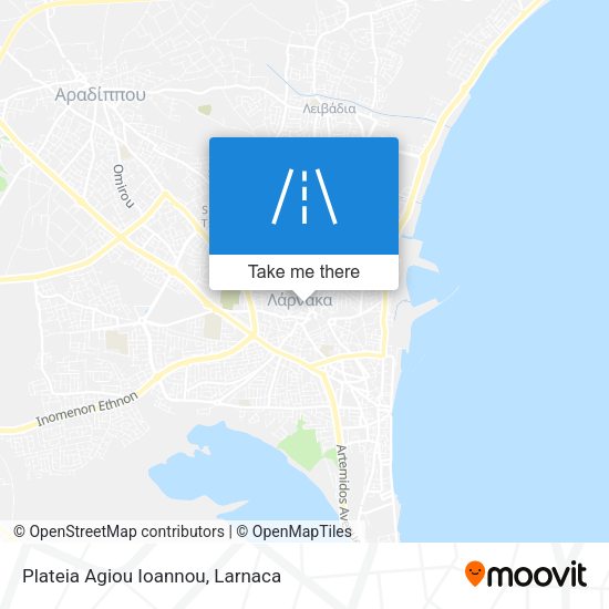 Plateia Agiou Ioannou map