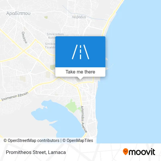 Promitheos Street map