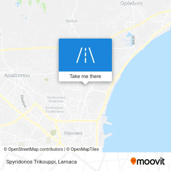 Spyridonos Trikouppi map