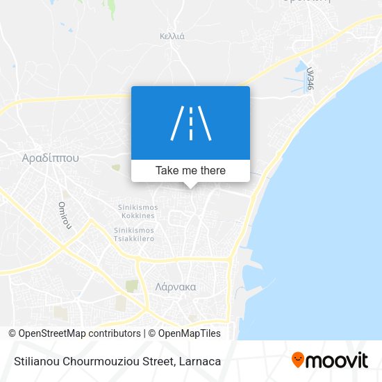 Stilianou Chourmouziou Street map