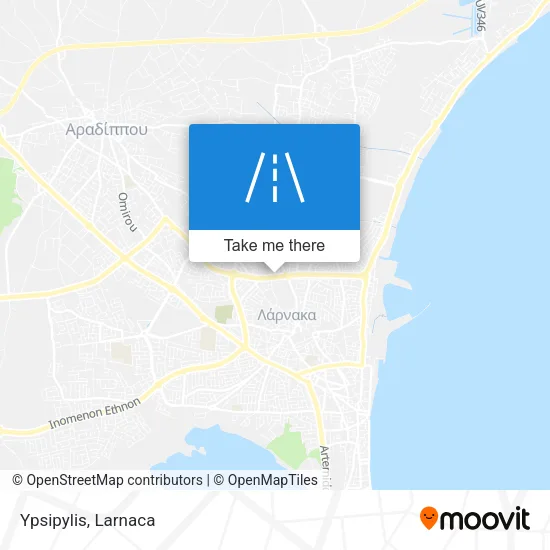 Ypsipylis χάρτης